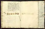 Schlussblatt des Vertrages mit den Siegeln