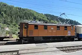 Lok 353 im Jahr 2012 in Ilanz