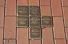 Stolpersteine Fam. Rothschildvor der Gelderstraße 33