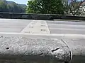 Barrikade Strasse Eglisau Brücke T 2752 (oder T 2750)