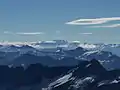 Blick vom Gipfel nach SO mit Zapporthorn und Berninagruppe