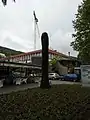 Kanarische Dattelpalme nach dem Befall des Roten Palmrüssler vollständig zerstört (Budva, Mai 2016)