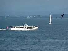Die Rhyspitz auf Kurs von Altnau nach Immenstaad (2013).