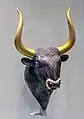 Minoischer Rhyton in Form eines Stiers, etwa 1550–1500 v.&nbsp;Chr.