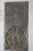 Grabplatte für Katharina († 1560) und Hans Huntzhofer