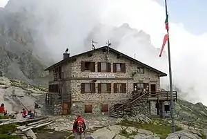 Das Rifugio Tita Secchi