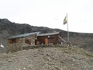 Das Rifugio Franco Chiarella all'Amianthe.