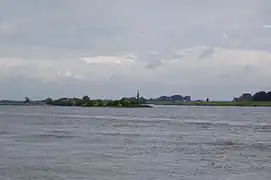 Blick von Millingen auf den Pannerdense Kop
