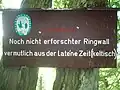 Örtliches Hinweisschild