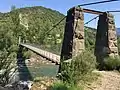 Stahlseilbrücke bei Fiscal