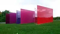 Detailansicht Permanente Installation Reflection