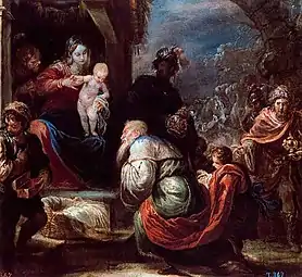 Anbetung der Könige, ca. 1670, 54 × 57 cm, Prado, Madrid