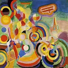 Robert Delaunay, Hommage à Blériot, 1914