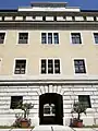 Südfassade mit Inschrift Franz Josef I.