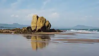 Felsen am Strand von Bidart