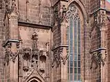 Teilansicht der Südfassade