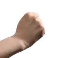 Die Geste für Stein