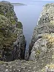 Klippen am Nordkap