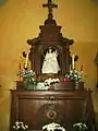 Holzschnitz-Altar der Kapelle Notre-Dame