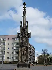 Rolandstatue in Zerbst (Markt)