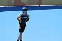 Alex Myint im Viertelfinallauf / Giselle Stogdale im Elimination final