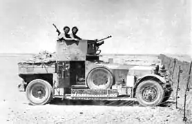 Britischer Rolls-Royce-Panzerwagen, Libyen 1940
