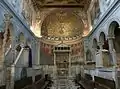 Presbyterium, Schola cantorum und Apsis