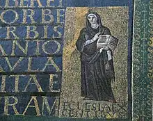 Mosaik mit der „Heidenkirche“