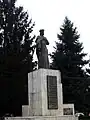 Die Statue des moldauischen Fürsten Roman I Mușat