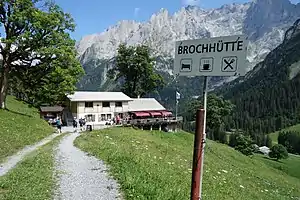 Brochhütte mit Engelhörner