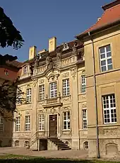 Portal des Roskower Barockschlosses