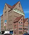 Speicher an der Warnow im Stadthafen von Rostock