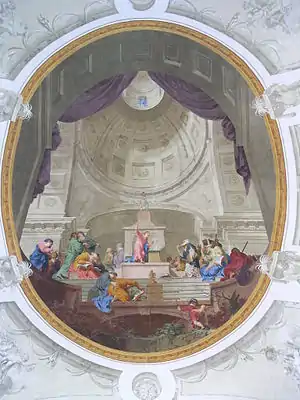 Jesus im Tempel, 1784 (Pfarrkirche St.&nbsp;Verena, Rot an der Rot)