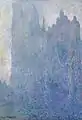 Kühler Morgennebel: Claude Monet:Die Kathedrale im Nebel, 1894