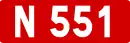 Route nationale 551
