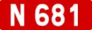 Route nationale 681