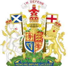Wappen der Königin in Schottland