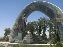 Rudaki-Denkmal des persischen Dichters Rudaki (859–940/41)