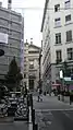 Place du Forez und Kirche Saint-Polycarpe