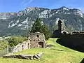 Burghof und Küchentrakt