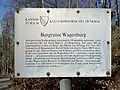 Infotafel an der Strasse
