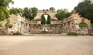 Römische Ruine Gesamtansicht