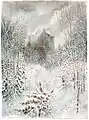 künstlerische Verarbeitung (Aquarell)