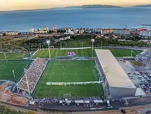 Stadion Rujevica im August 2017