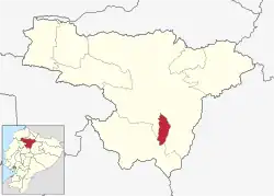 Der Kanton Rumiñahui in der Provinz Pichincha