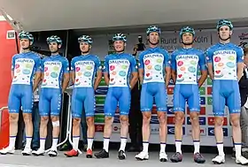 Mannschaftsfoto Dauner-AKKON Pro Cycling Team