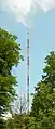 Der 301 Meter hohe Sendemast auf dem Hordtberg (2006)