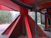 Fußpunkt des Turmes