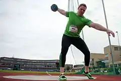 Ein knapper Meter fehlte Rutger Smith mit seinen 61,55&nbsp;m, um im Finale dabei zu&nbsp;sein