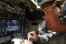 Interne Steuerung für Protector M151 Remote Weapon Station in Stryker ICV